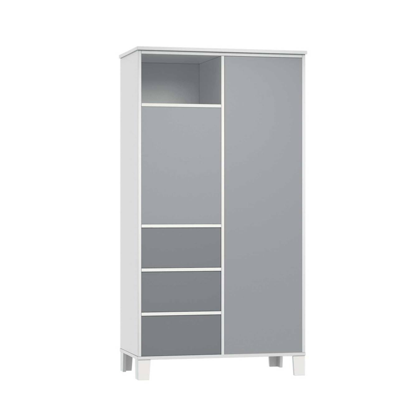 Armoire Bora Gris Clair