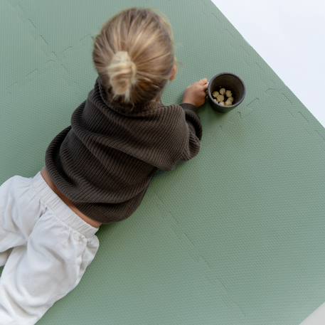 Tapis de Jeu Bébé et Enfant Classique Beige Clair+Gris clair+Rose+Vert 20 - vertbaudet enfant 