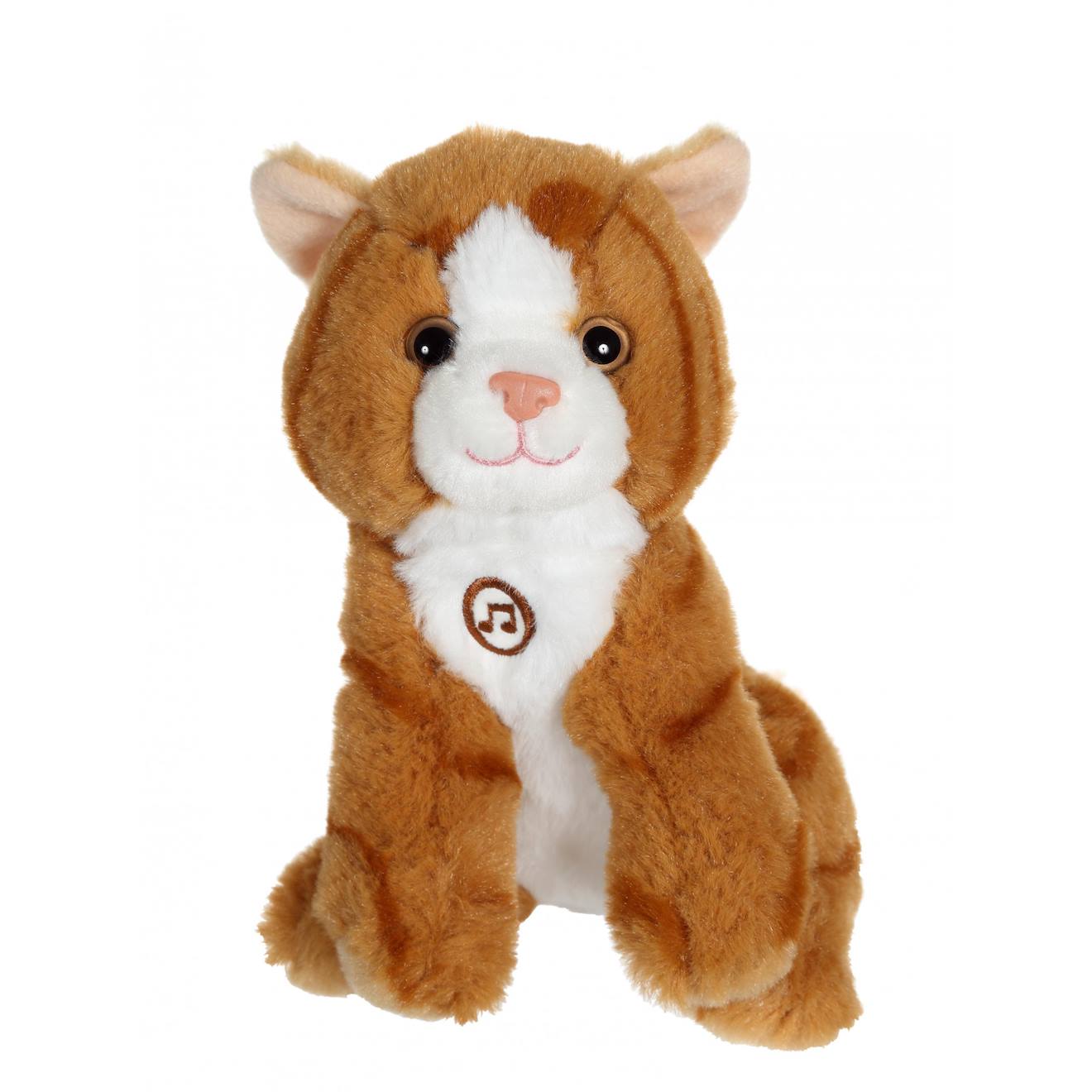 Peluche - Chat Mimi Cats Sonore Roux - 18 Cm Marron