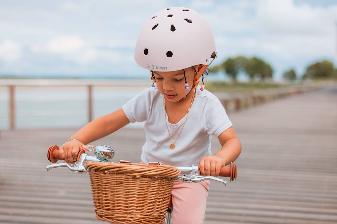 Casque Vélo Enfant Xs Rose (Bebikeen) - Image 1