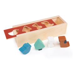 -Boîte de tri en bois avec formes animaux – Oiseau, arbre, chien
