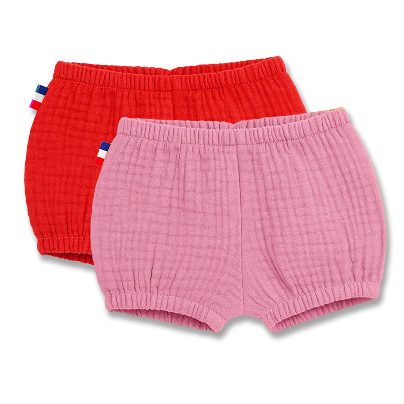 Bloomers En Coton Bio Honey Et Vert Rose Et Fraise