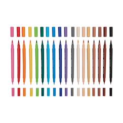 Jouet-Activités artistiques et musicales-Set de 18 marqueurs double pointe Color Together – 12 couleurs