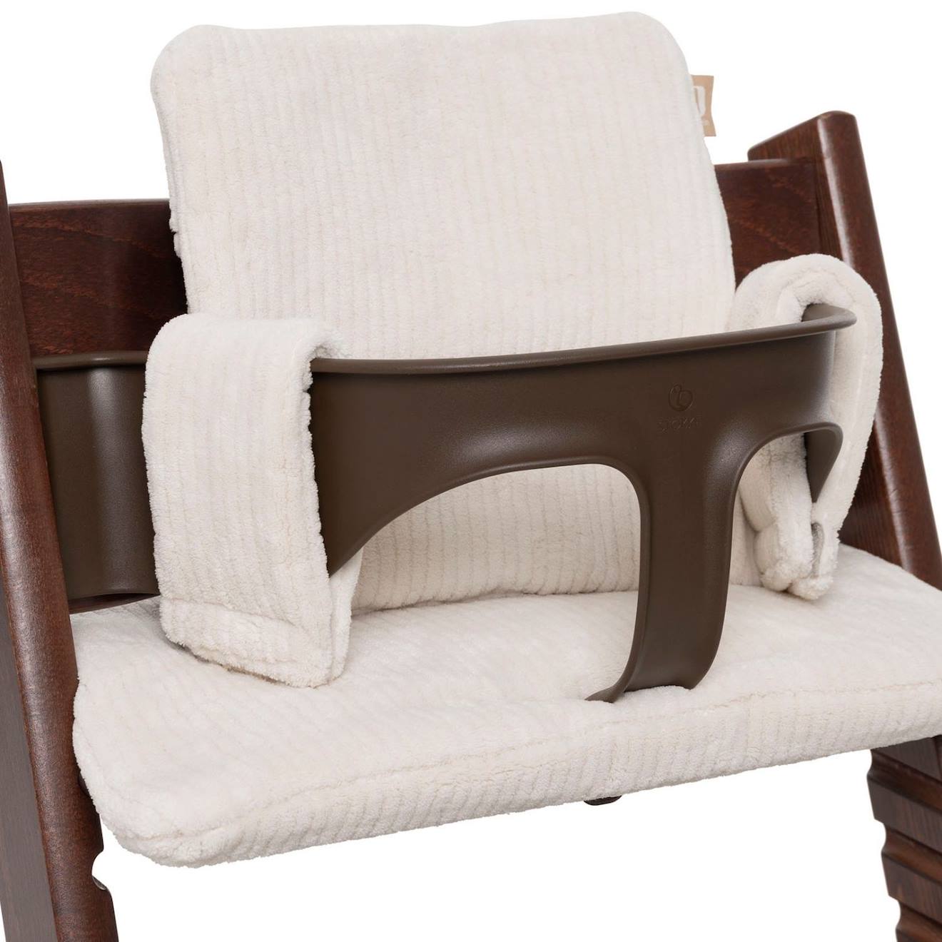 Assise Pour Chaise Haute Stokke Cloudy Rib Oatmeal Ecru (Jollein) - Image 1