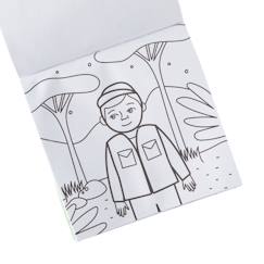 Jouet-Activités artistiques et musicales-Set de coloriage Safari à emporter – Une expédition créative et amusante