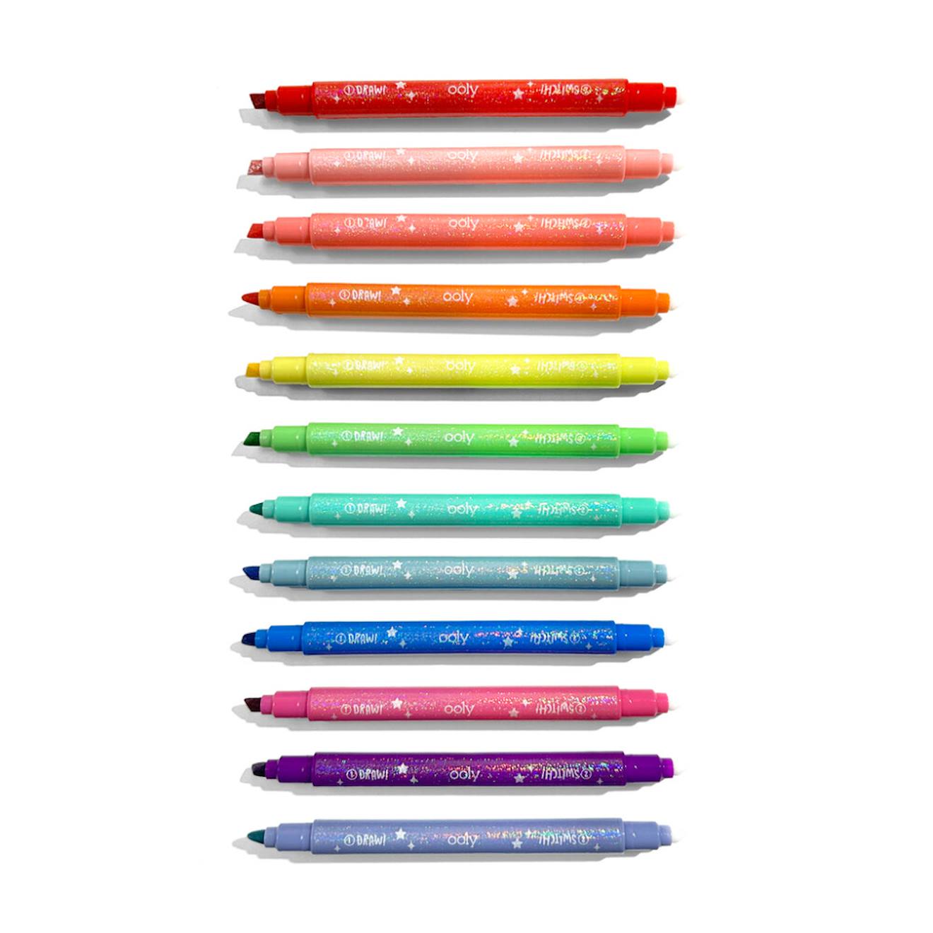 Marqueurs Sparkle – 12 Marqueurs Pailletés À Couleur Changeante Multicolor
