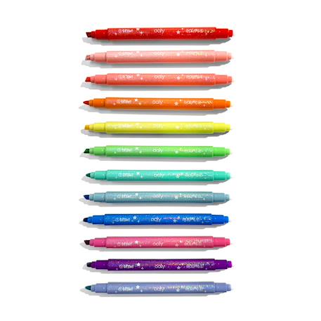Marqueurs Sparkle – 12 marqueurs pailletés à couleur changeante  - vertbaudet enfant