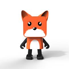 Jouet-Enceinte bluetooth dancing animal renard