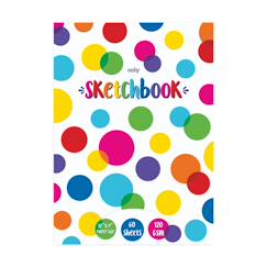 Jouet-Activités artistiques et musicales-Bloc de papier à dessin Chunkies – 60 feuilles épaisses 9x12 pouces pour croquis et peinture pour Enfant