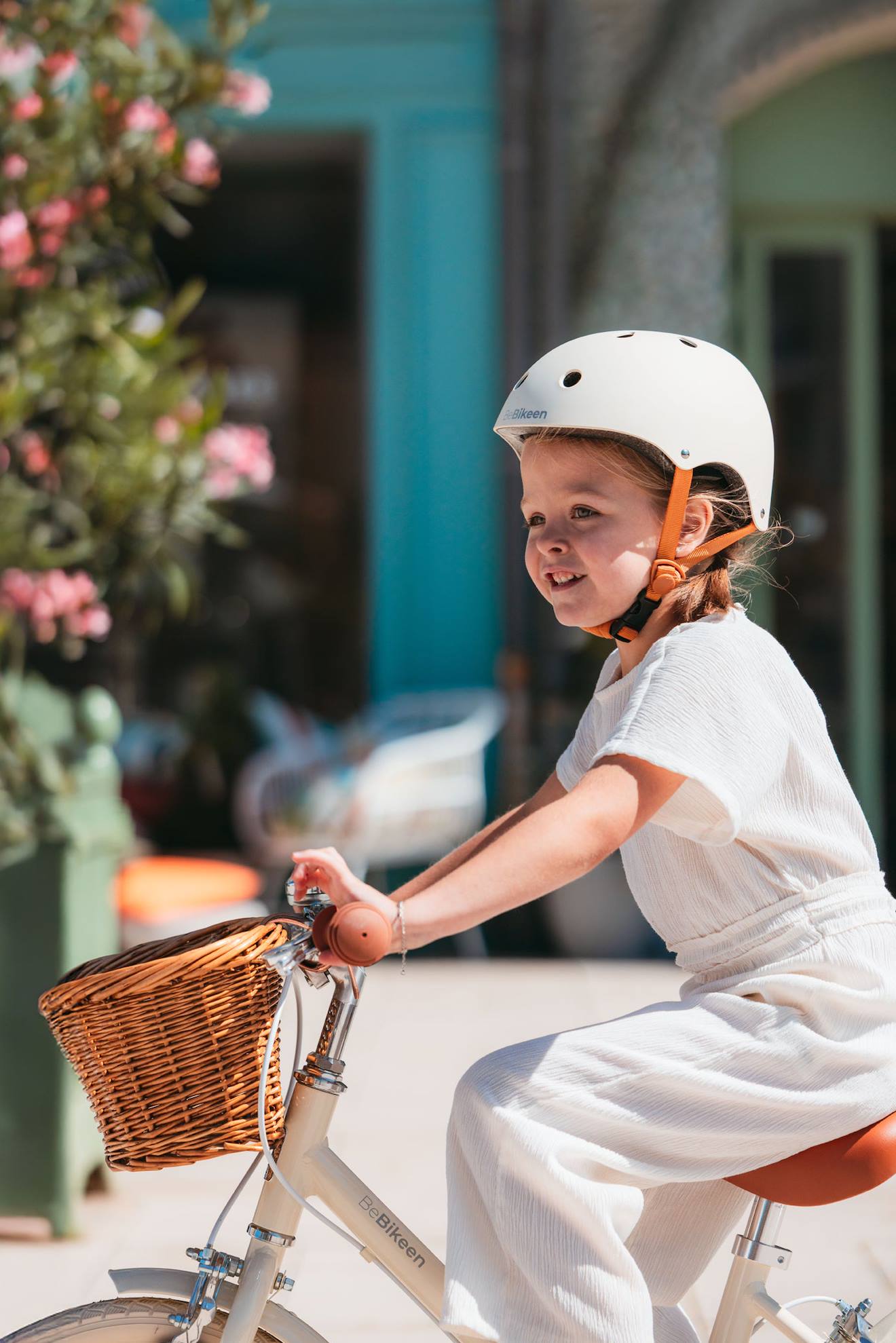 Casque Vélo Enfant Xs Crème (Bebikeen) - Image 1