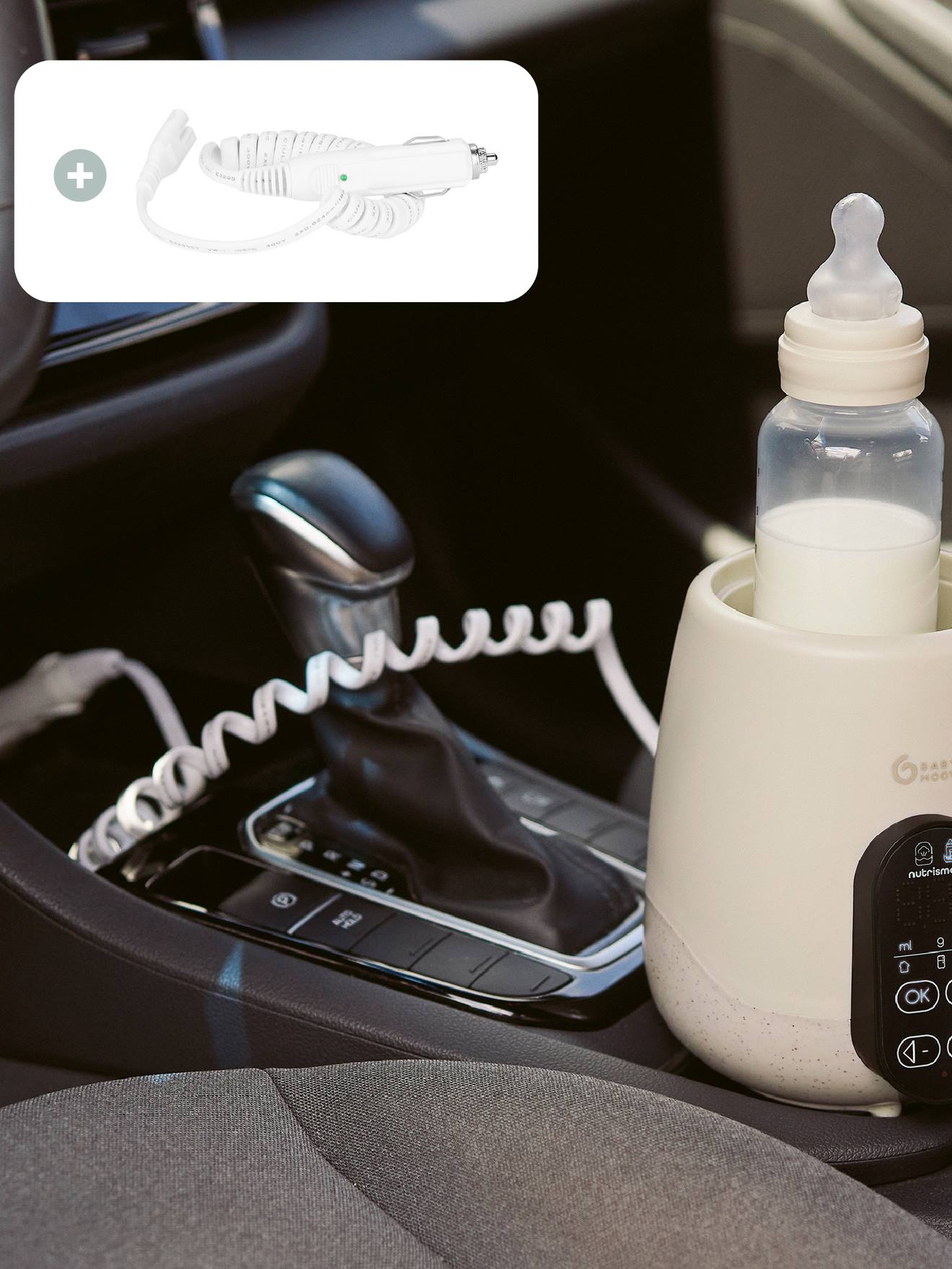 Chauffe-biberon nomade NutriSmart + beige (Babymoov) - Image 2