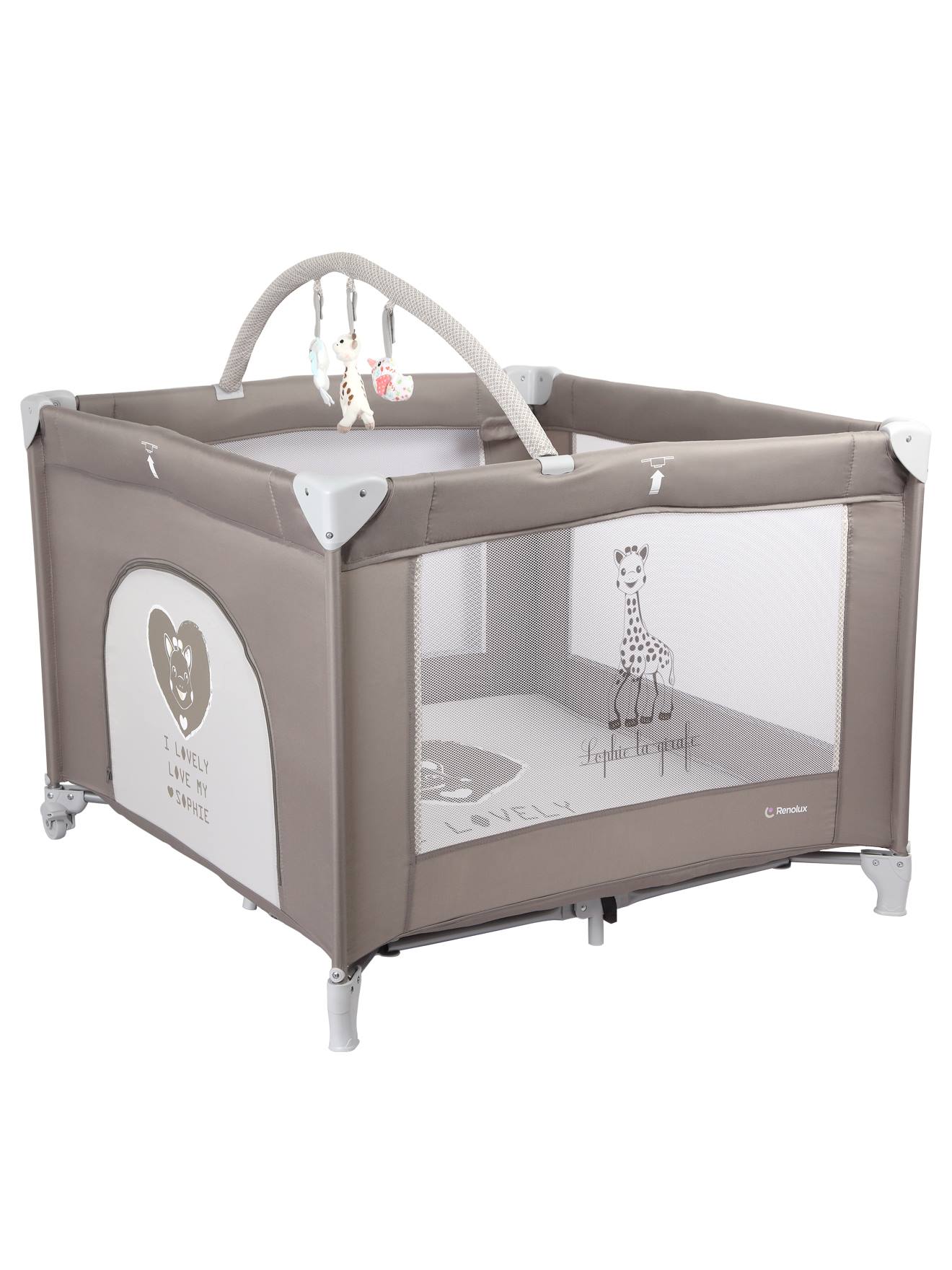 Parc Bébé Avec Porte Et Arche De Jeux Prism Sophie La Girafe Sochic