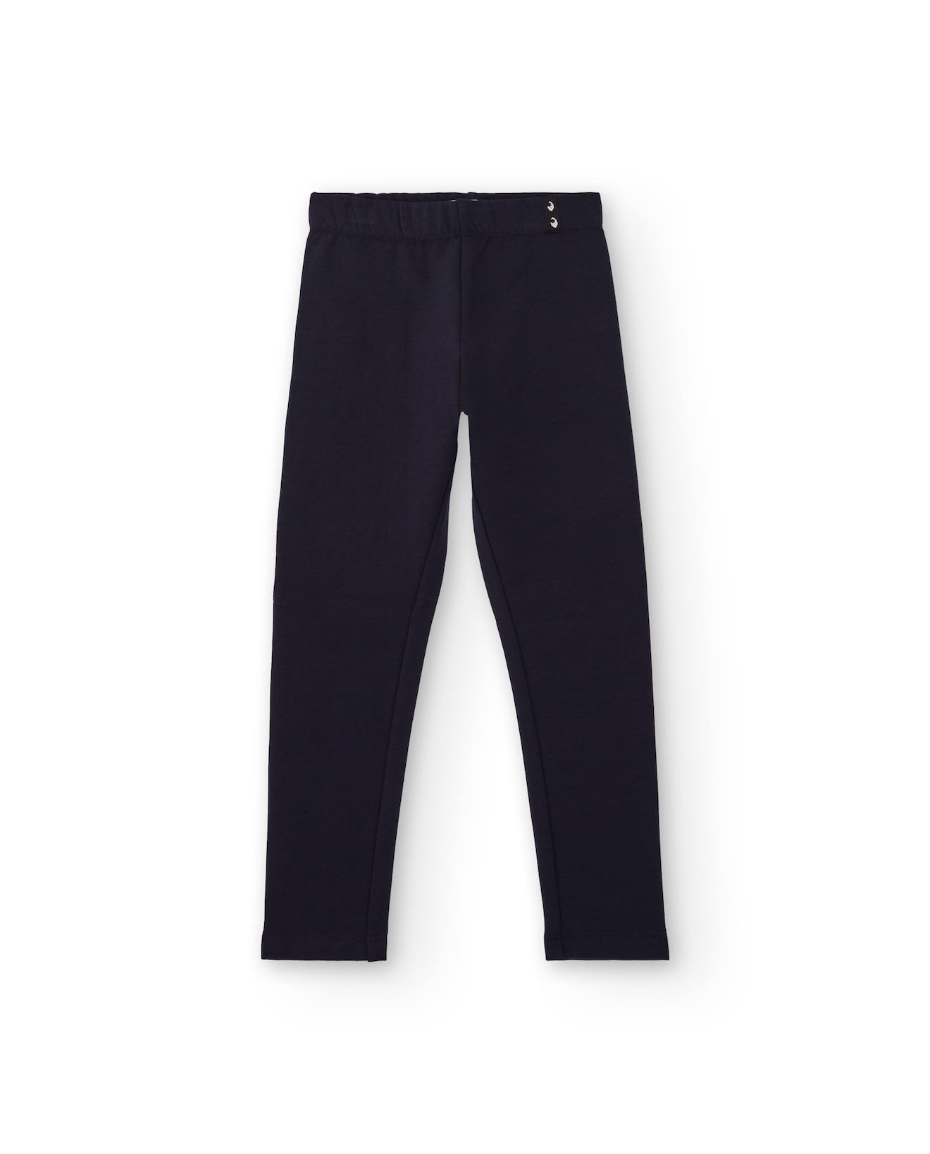Legging Pour Fille Avec Dtail Mtallique Bleu Marine 10 €