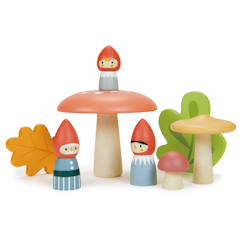 Famille de gnomes et forêt en bois  - vertbaudet enfant