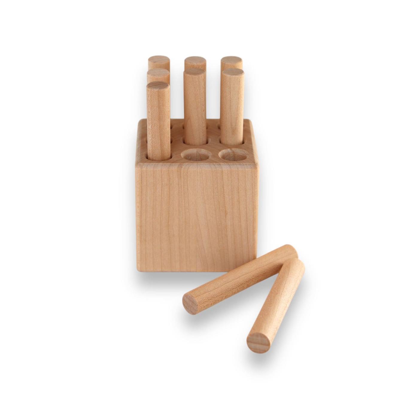 Plateau de manipulation avec 25 billes en bois