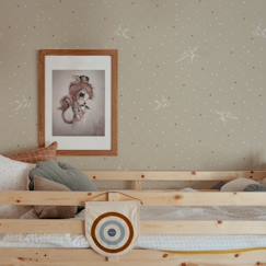 -Papier peint enfant hirondelles fond beige 50 x 280 cm