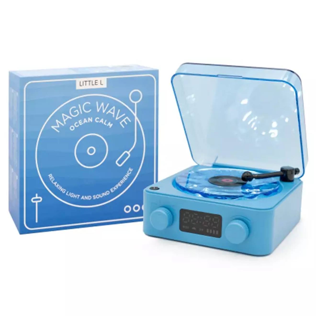 Veilleuse Tourne-disque Sensoriel Magic Wave Bleu