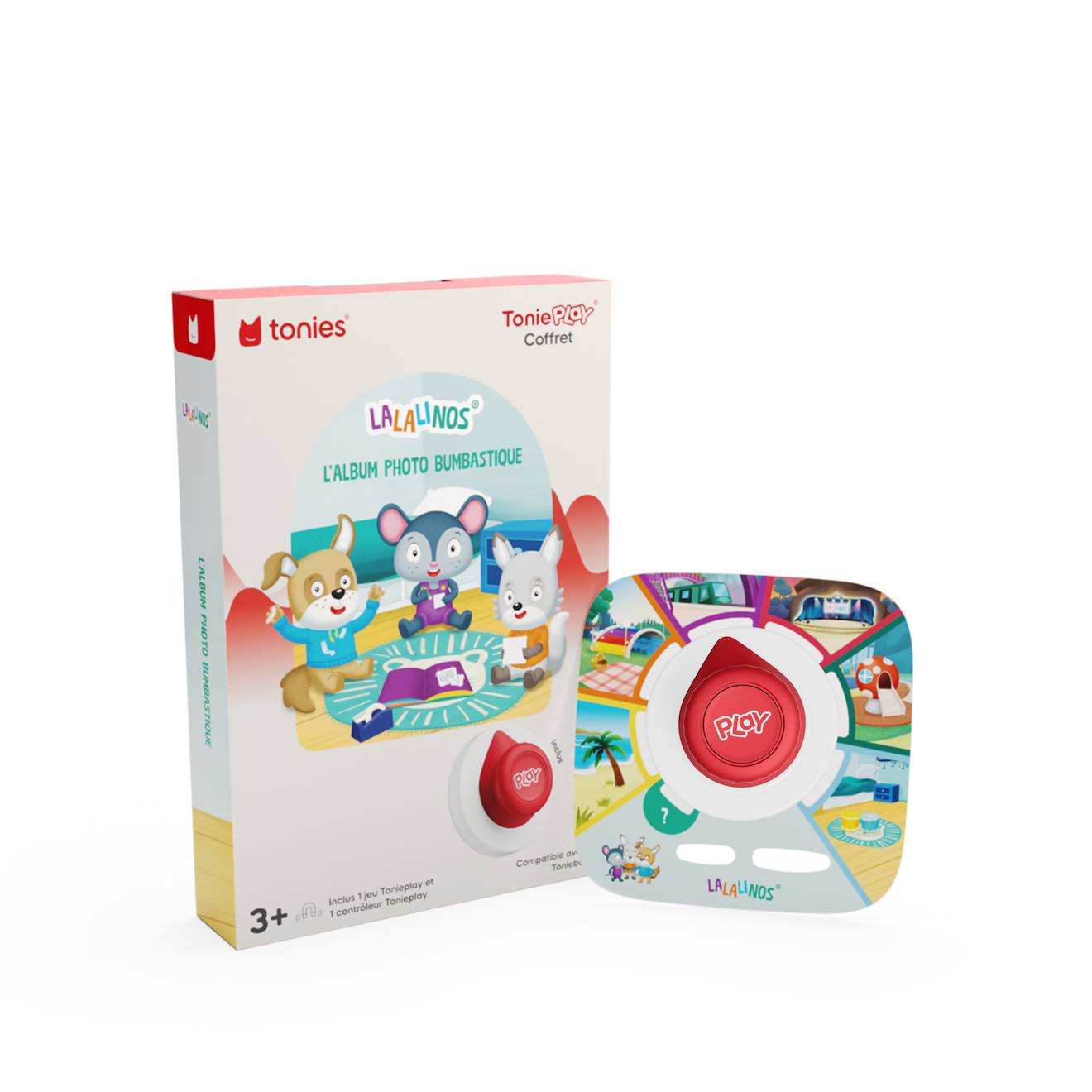Le Coffret Tonieplay : Lalalinos : L'album Photo Bumbastique + Le Contrôleur Multicolore