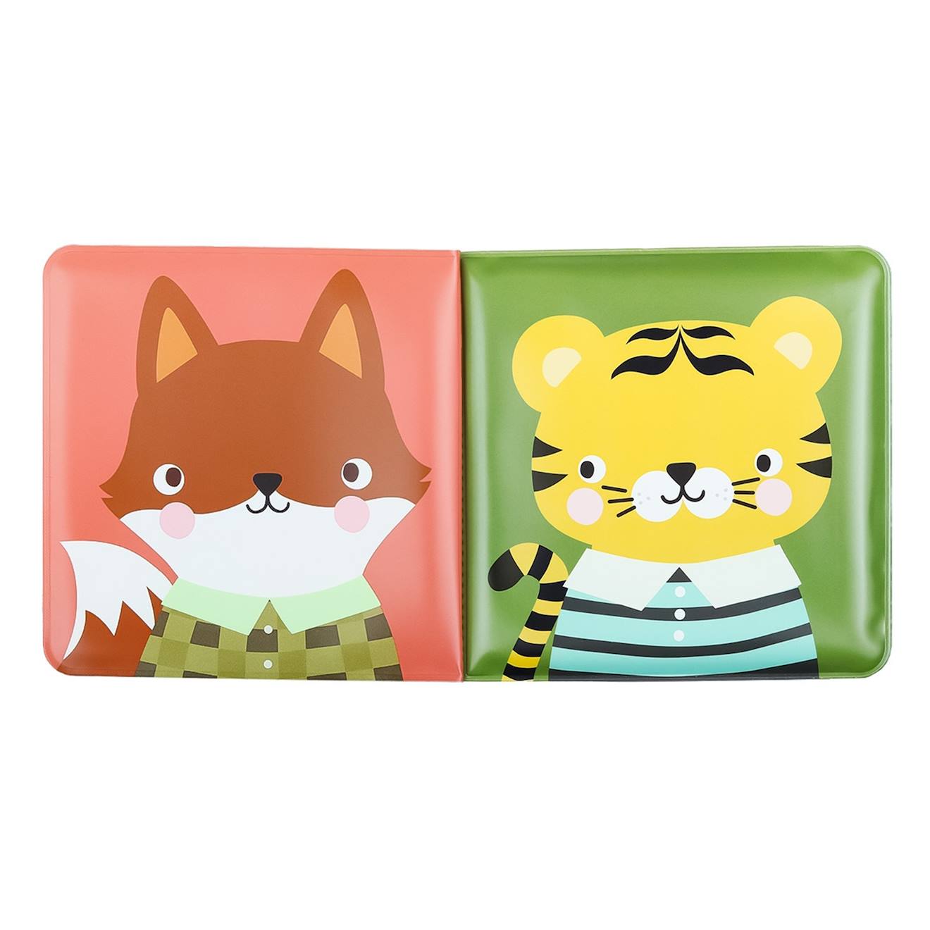 Livre De Bain Pour Enfant Les Amis Animaux Vert (A Little Lovely Company) - Image 2