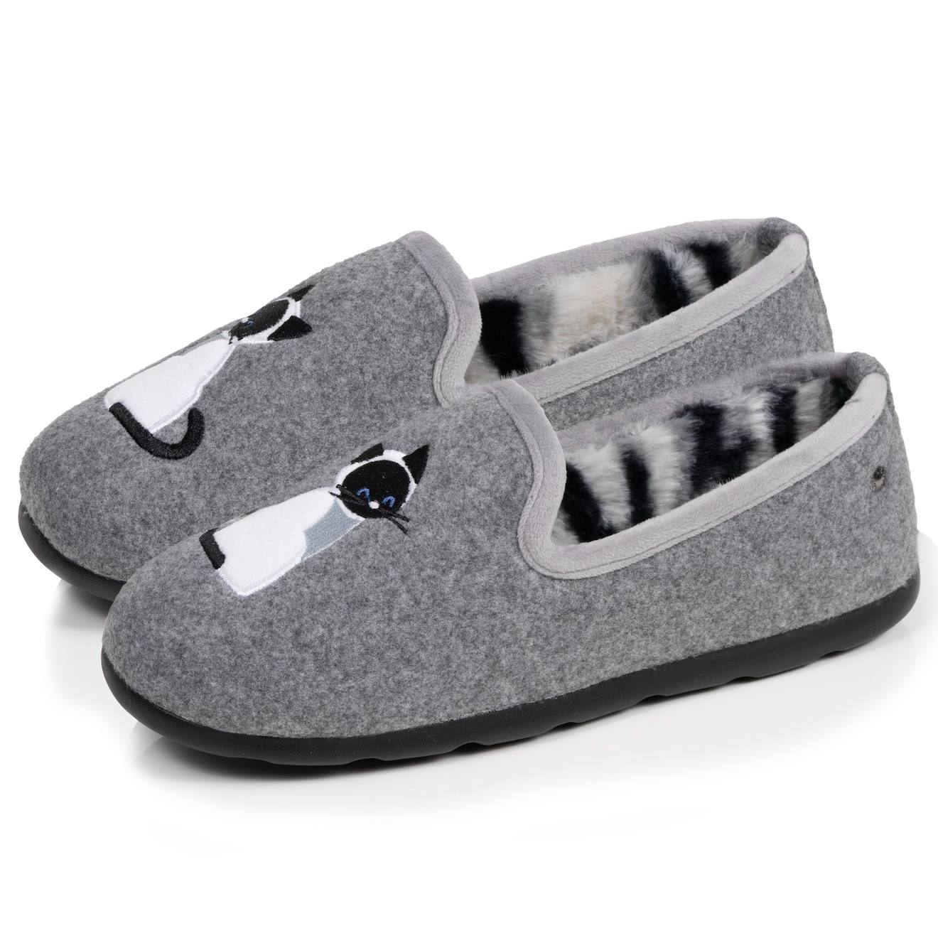 Chaussons Charentaises Souples, Ultra Confortables Et Légers, Confort Technologie Everywear Gris