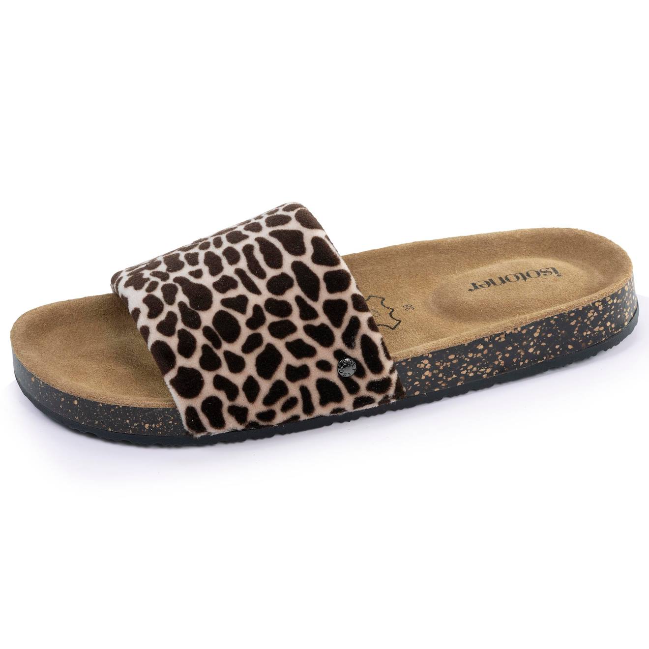 Chaussons Mules Ouvertes Semelle Extra Souple Girafe 45 €