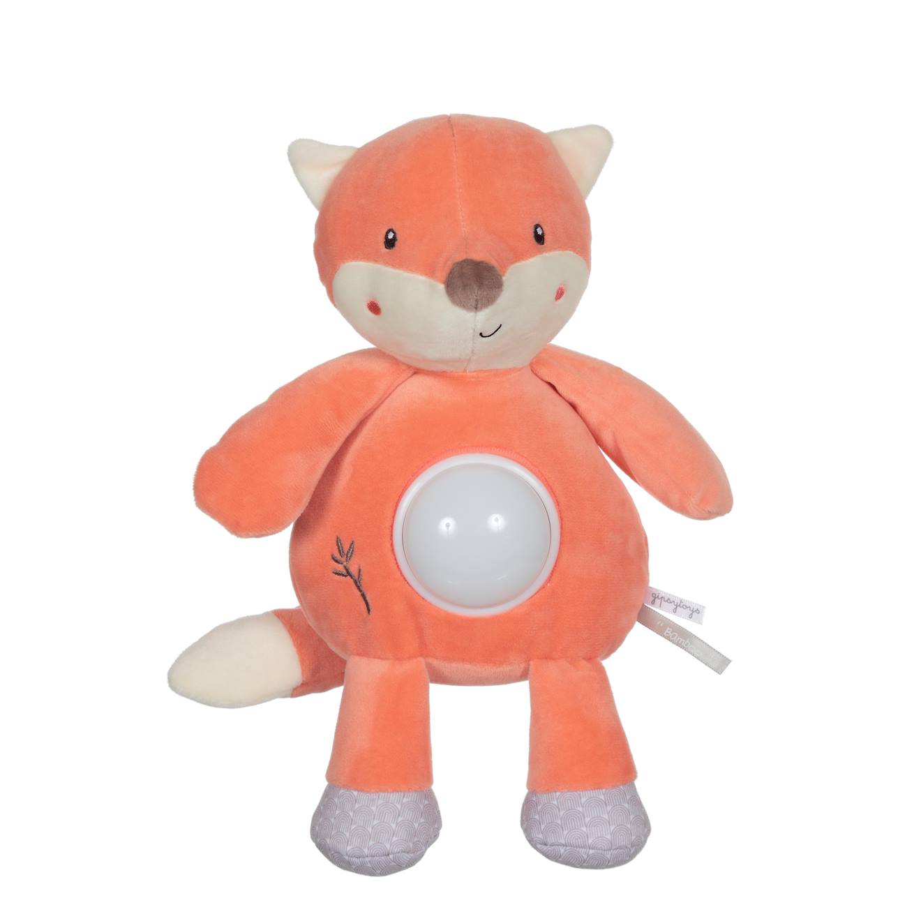 Peluche - Veilleuse Bamboo - Renard - 26 Cm Beige