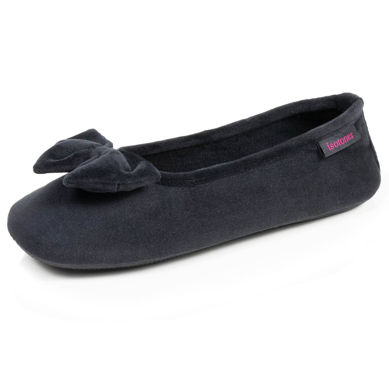 Chaussons Ballerines Semelle Ultra-souple Confortables Semelle Mmoire De Forme Noir 22$