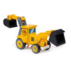 Jouet-Jeux d'imagination-Jouet pelleteuse en bois