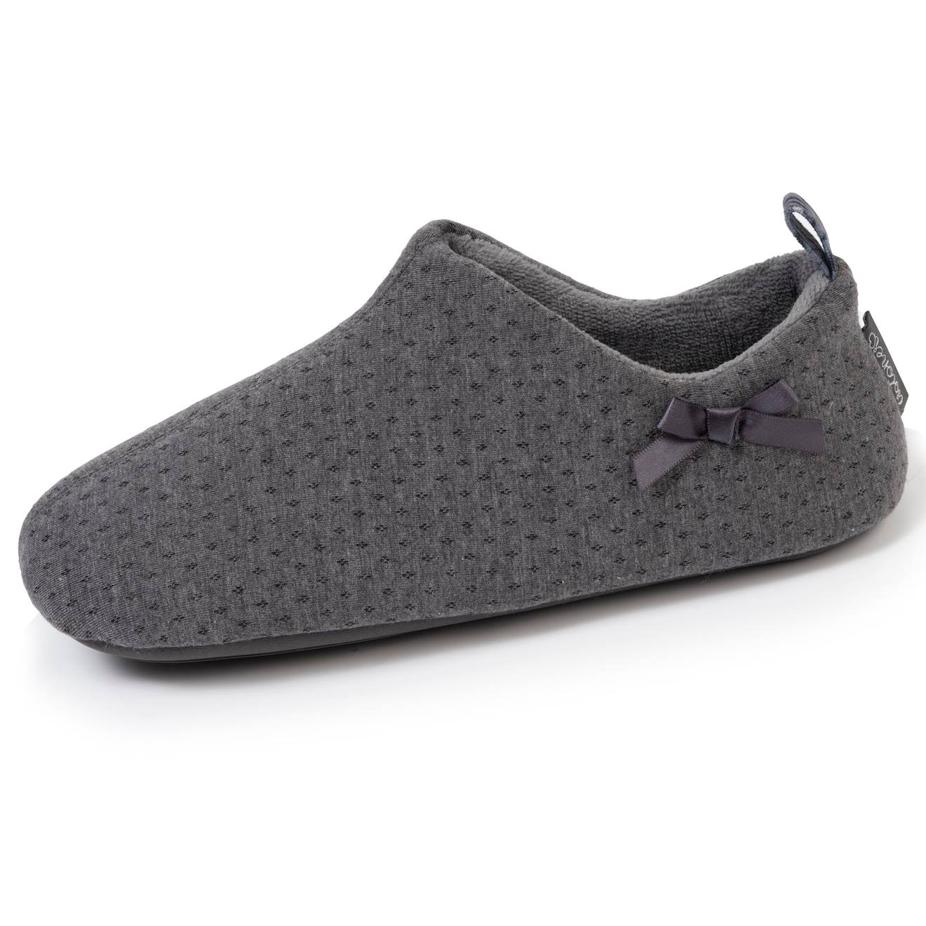 Chaussons Bottillons Semelle Antidérapante Gris Foncé