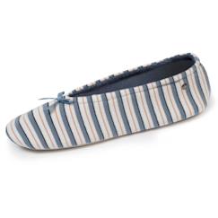 -Chaussons ballerines ultra confortables, semelle en cuir, détail grand nœud