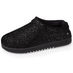 Vêtements de grossesse-Chaussons-Chaussons bottillons dessus cuir, semelle confort