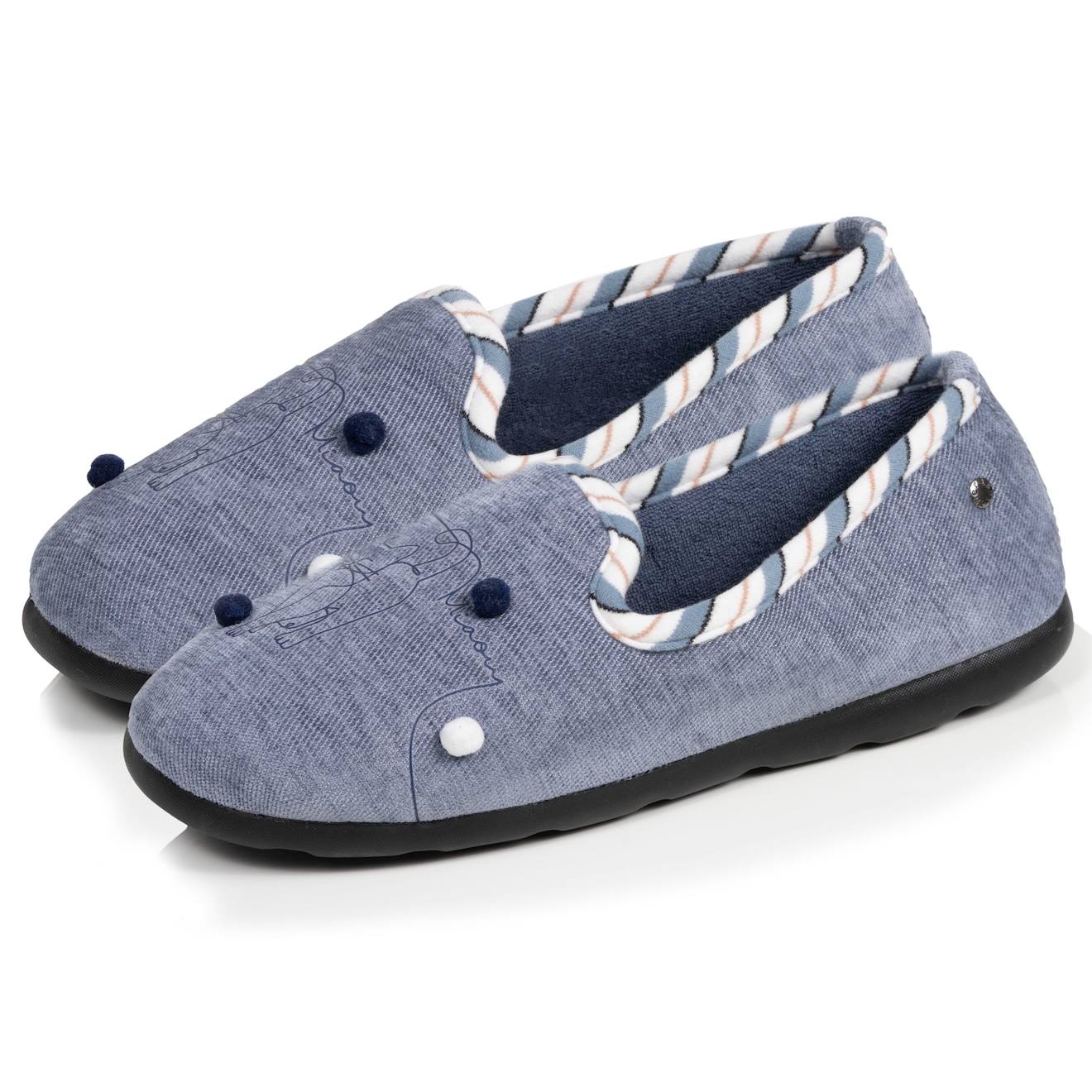 Chaussons Charentaises Souples Ultra Confortables Et Lgers Confort Technologie Everywear Bleu Denim 45 €