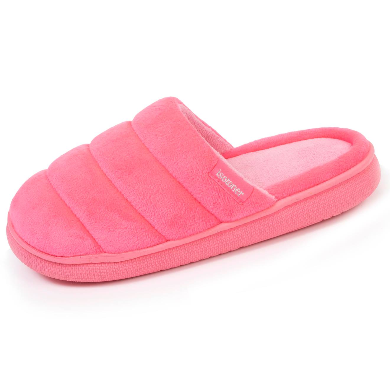 Chaussons Mules Semelle Ultra Moelleuse Rose