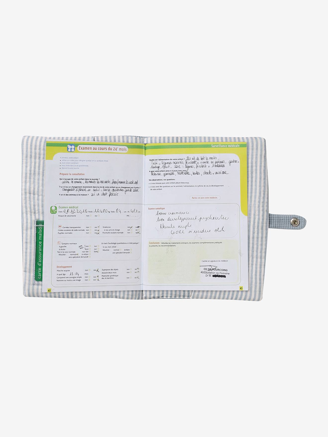 Protège carnet de santé bord de mer (Vertbaudet) - Image 2