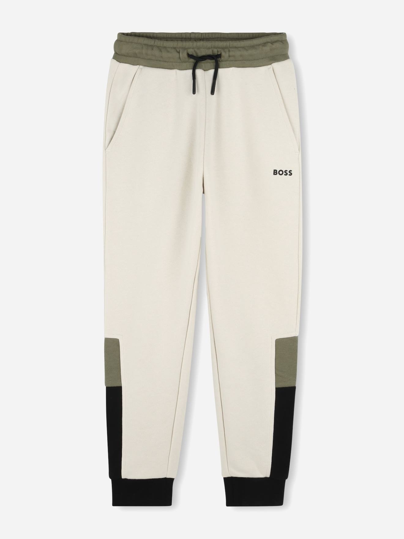 Jogging Taille Élastique Beige