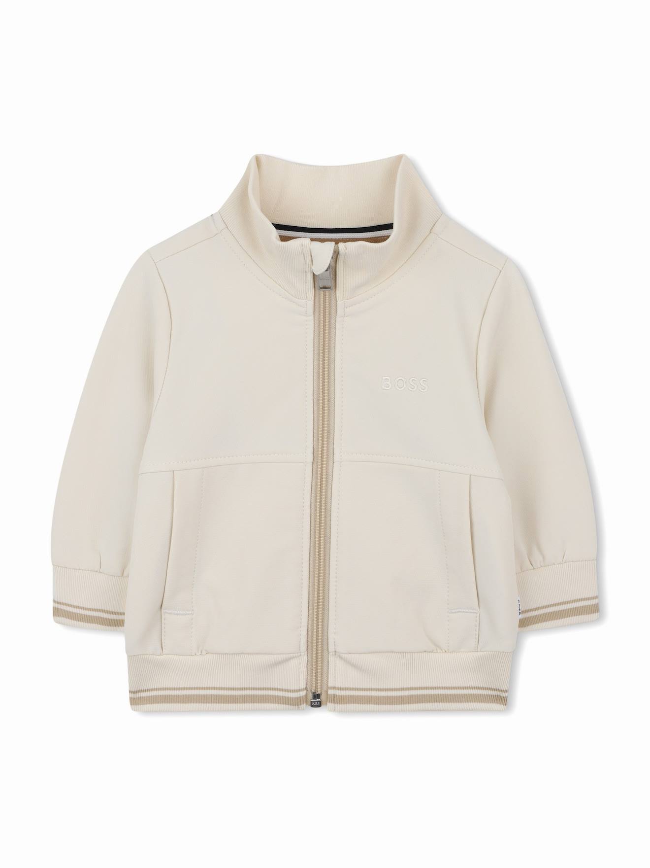 Gilet Col Montant Beige