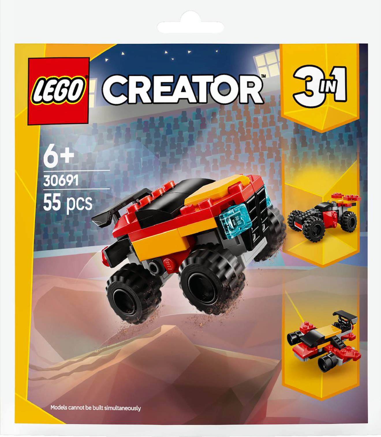 Lego Creator - Mini Monster Truck Décapotable (polybag) - 30691 Multicolore