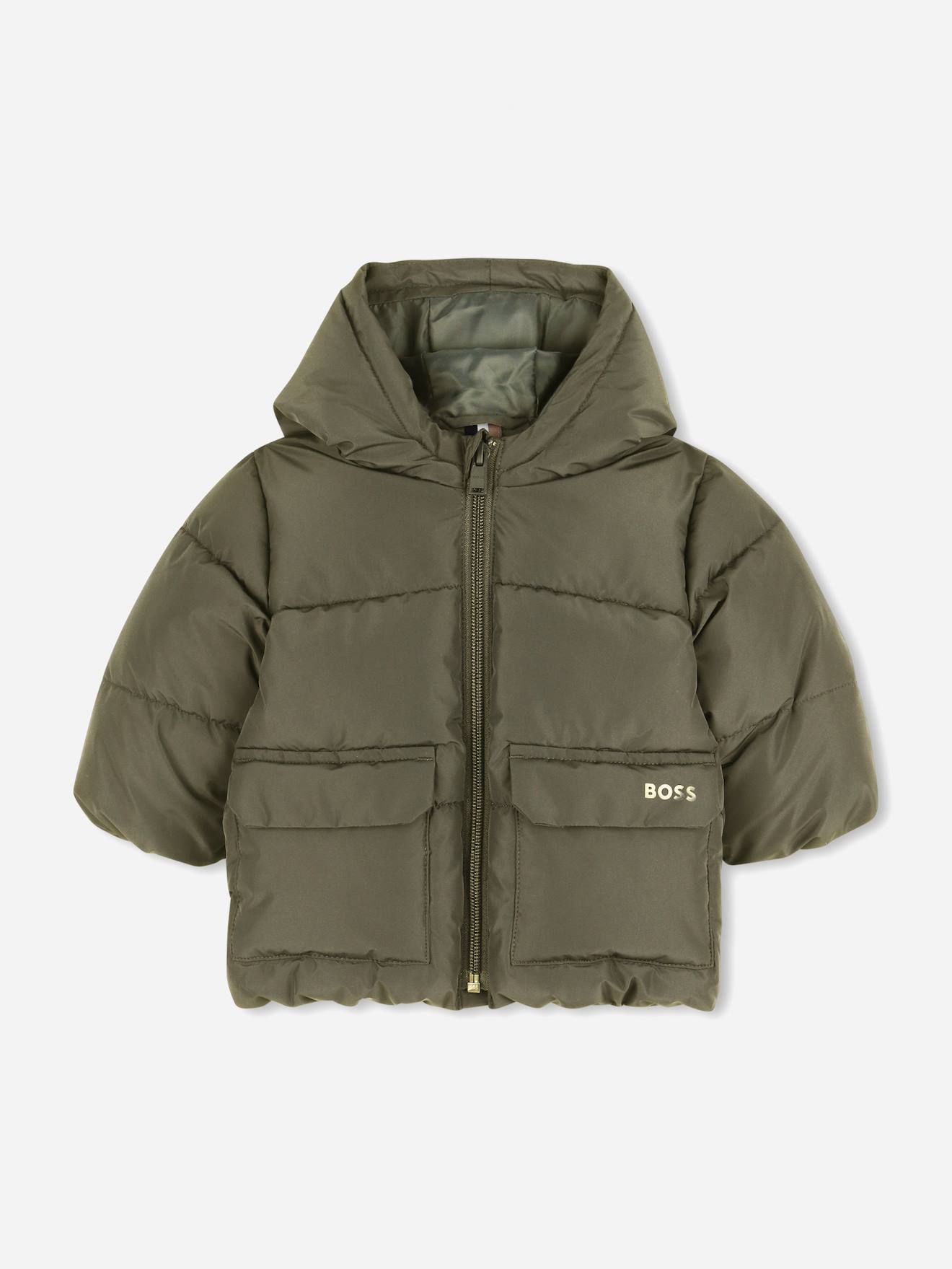 Blouson À Capuche Vert