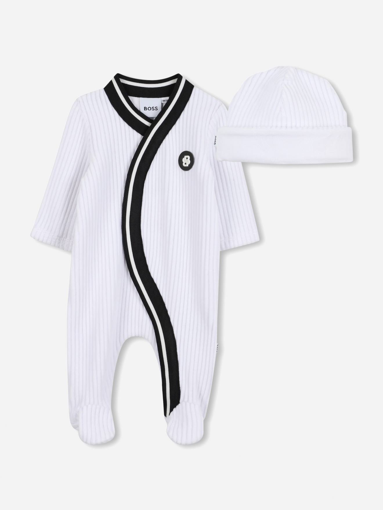 Pyjama avec bonnet blanc