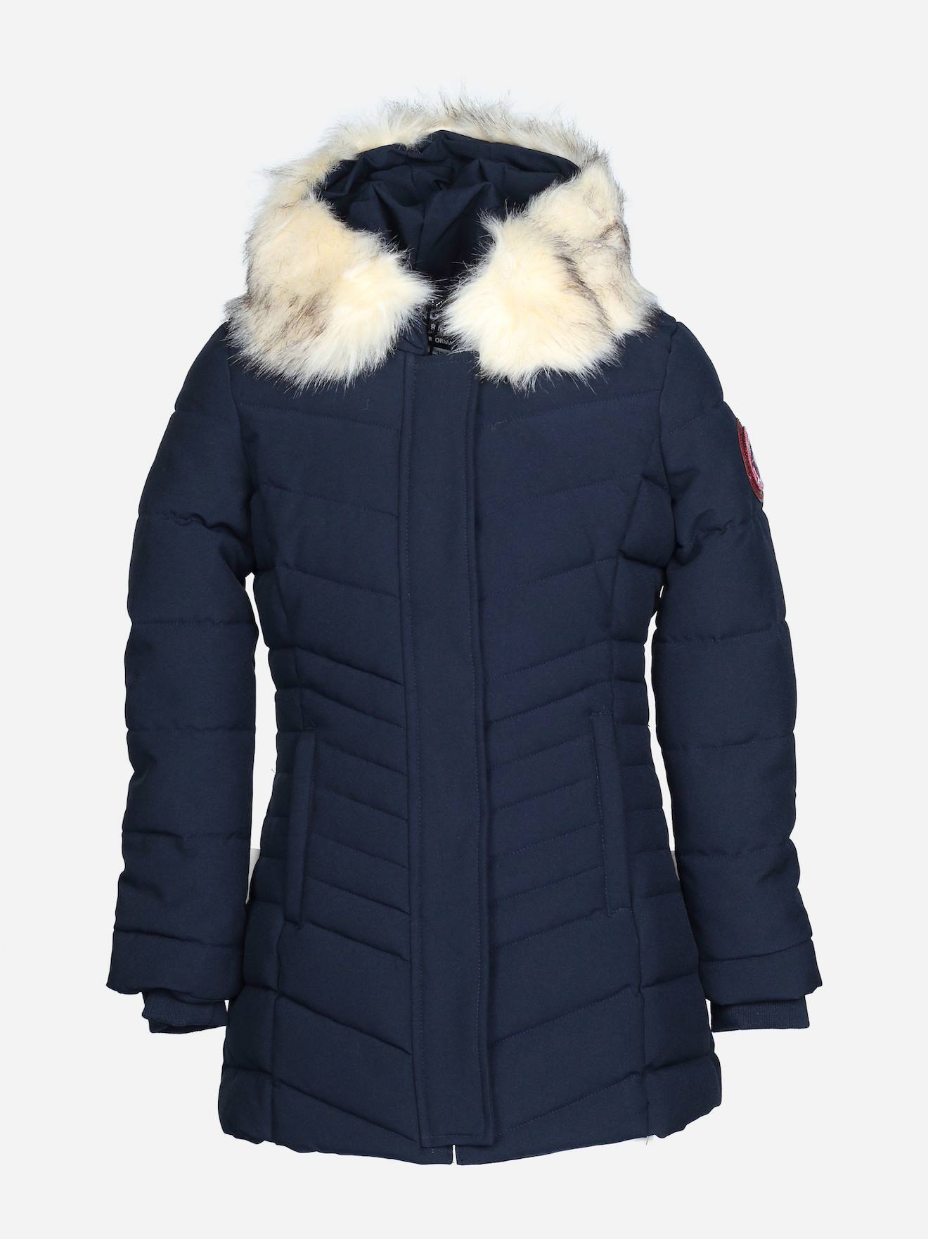 Parka Matelassée Bleu Foncé
