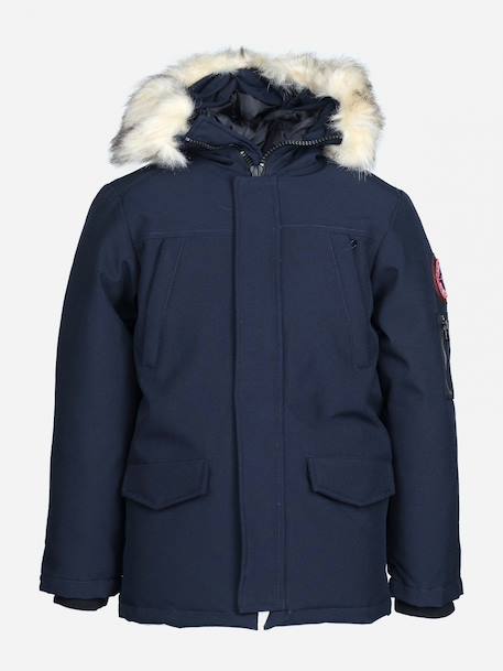 Garçon-Manteau, veste-Parka à capuche