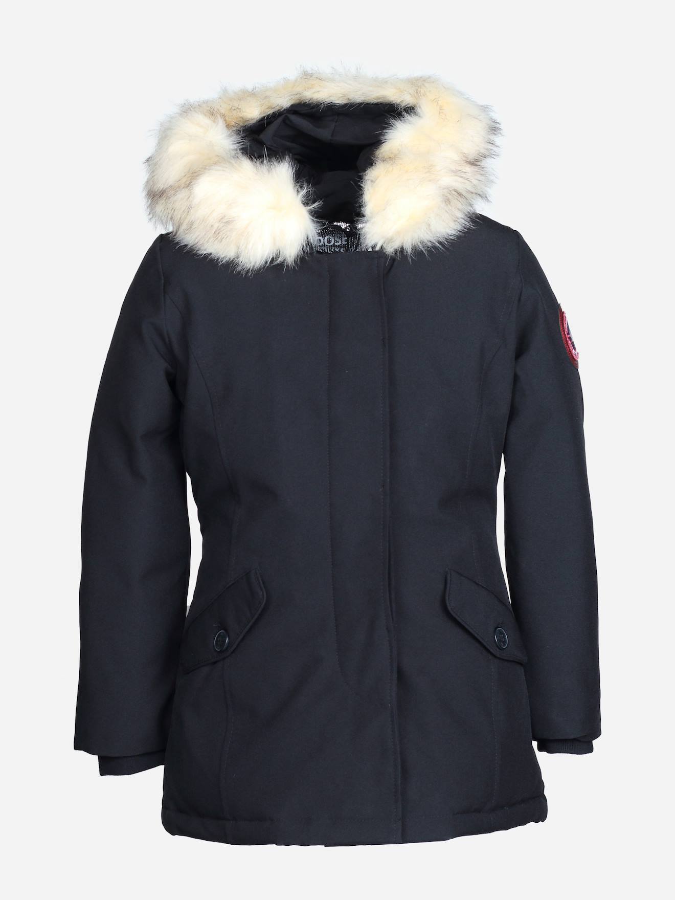 Parka Fourrure Amovible Noir