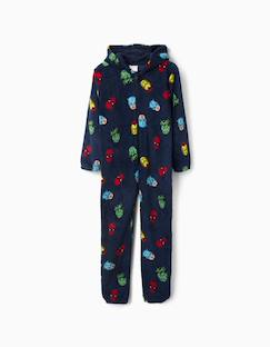 -Surpyjama en polaire corail à motif marvel
