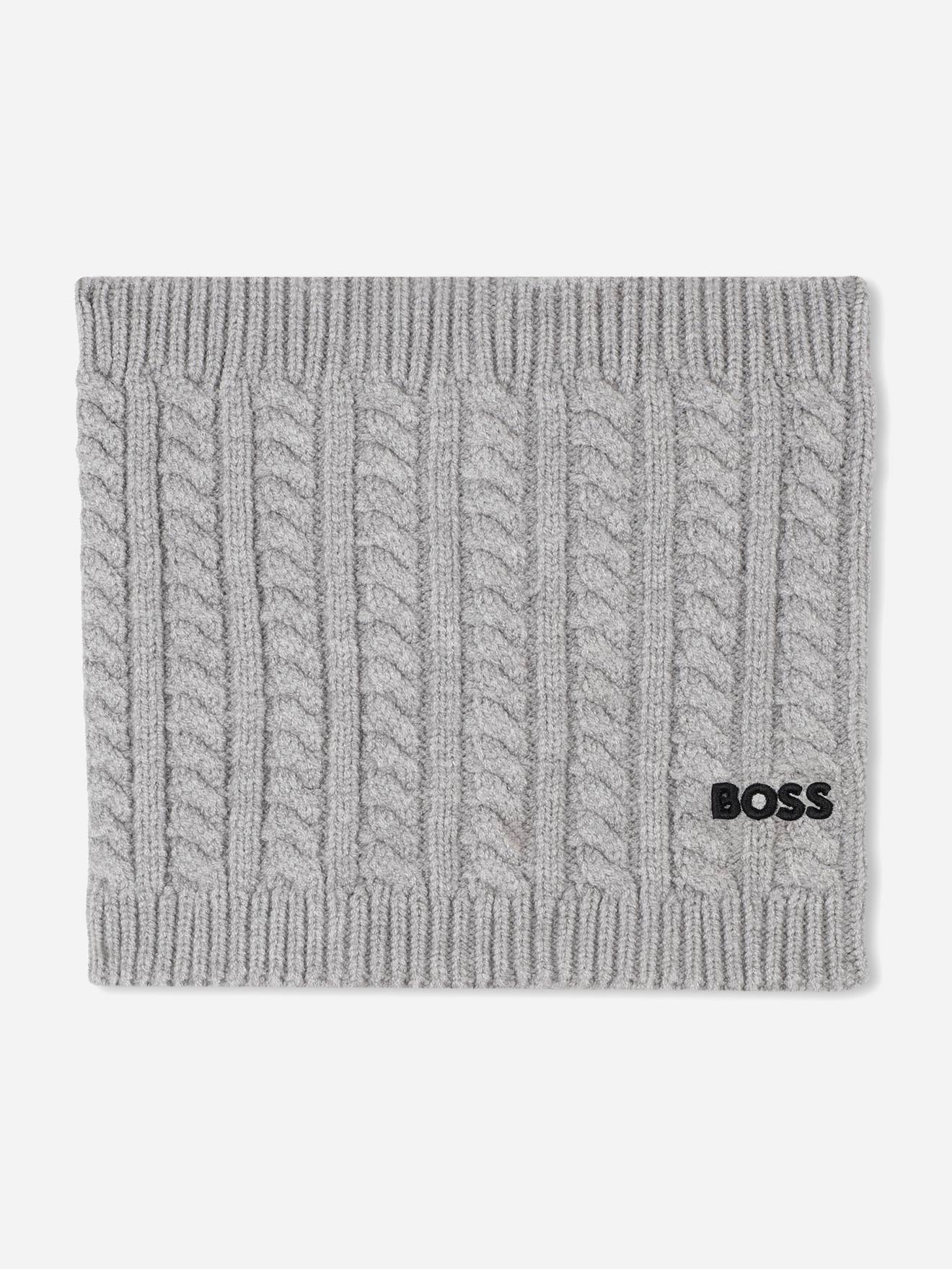 Écharpe Torsadé Gris