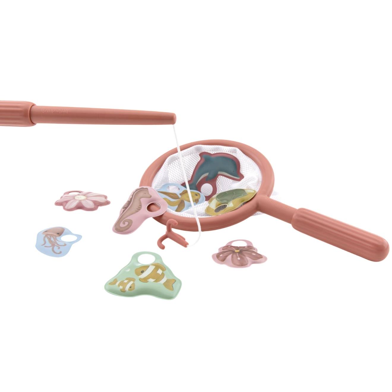 Jeu De Bain Pêche À La Ligne Rose Rose