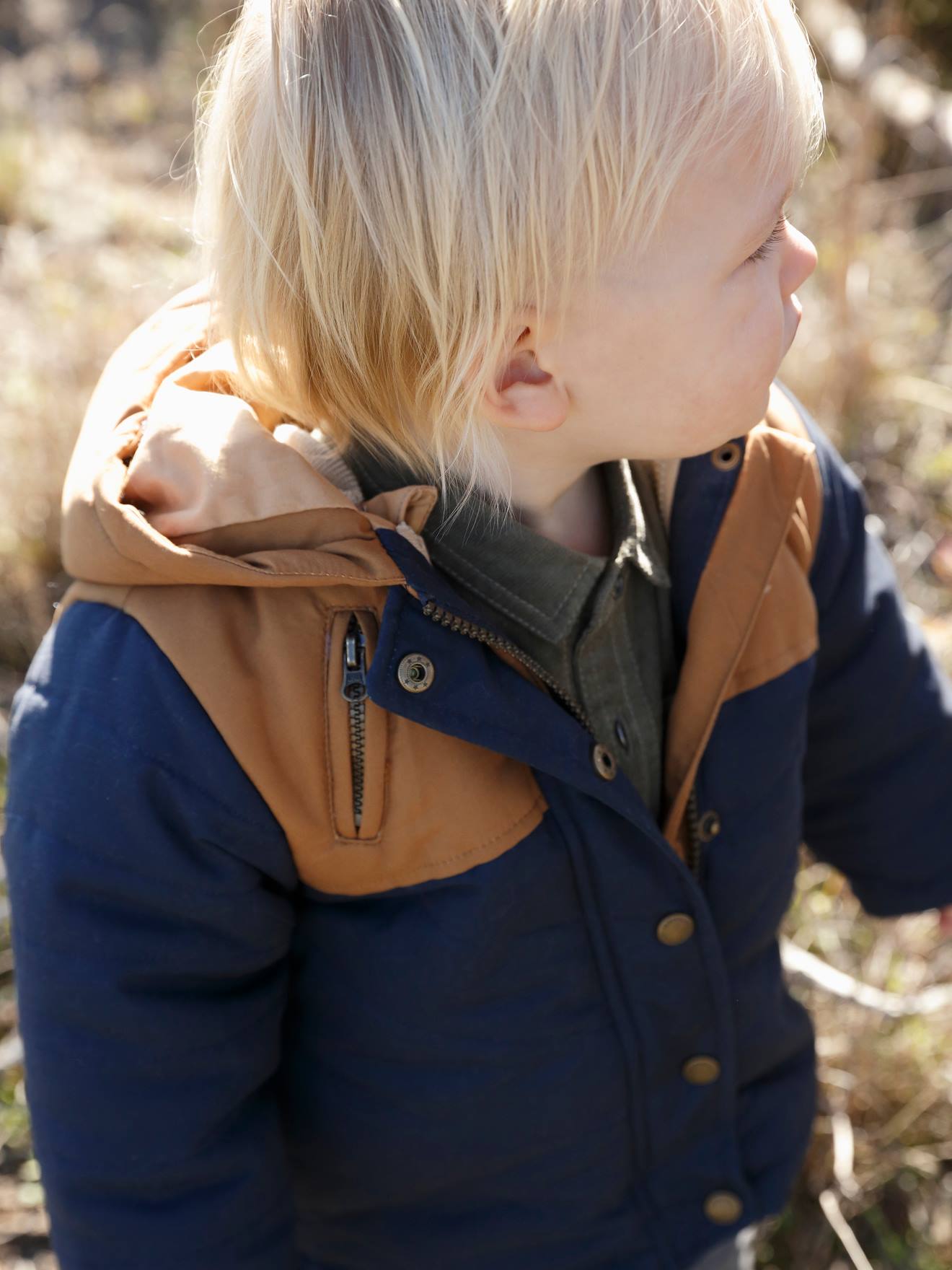 Parka 3 en 1 bébé garçon avec gilet amovible encre
