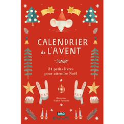 Linge de maison et décoration-Calendrier de l'avent 24 petits livres pour attendre Noel