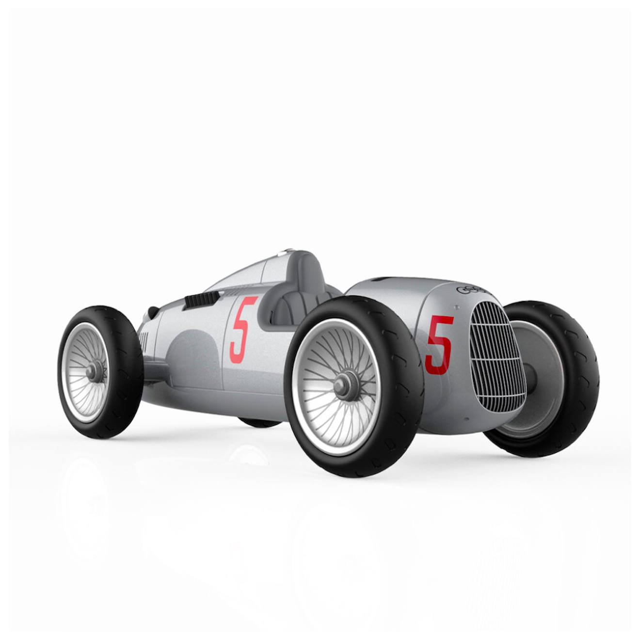 Baghera Véhicule Jouet - Audi Racing Car Grey (Baghera) - Image 2