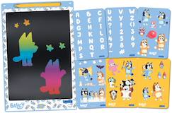 -Tablette à dessins électronique multicolore bluey