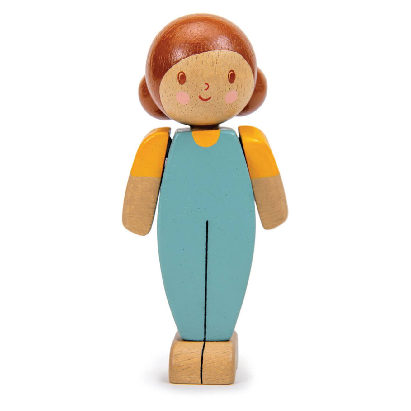 Poupée En Bois Pour Maison De Poupée - Collection Famille - Mère Multicolore